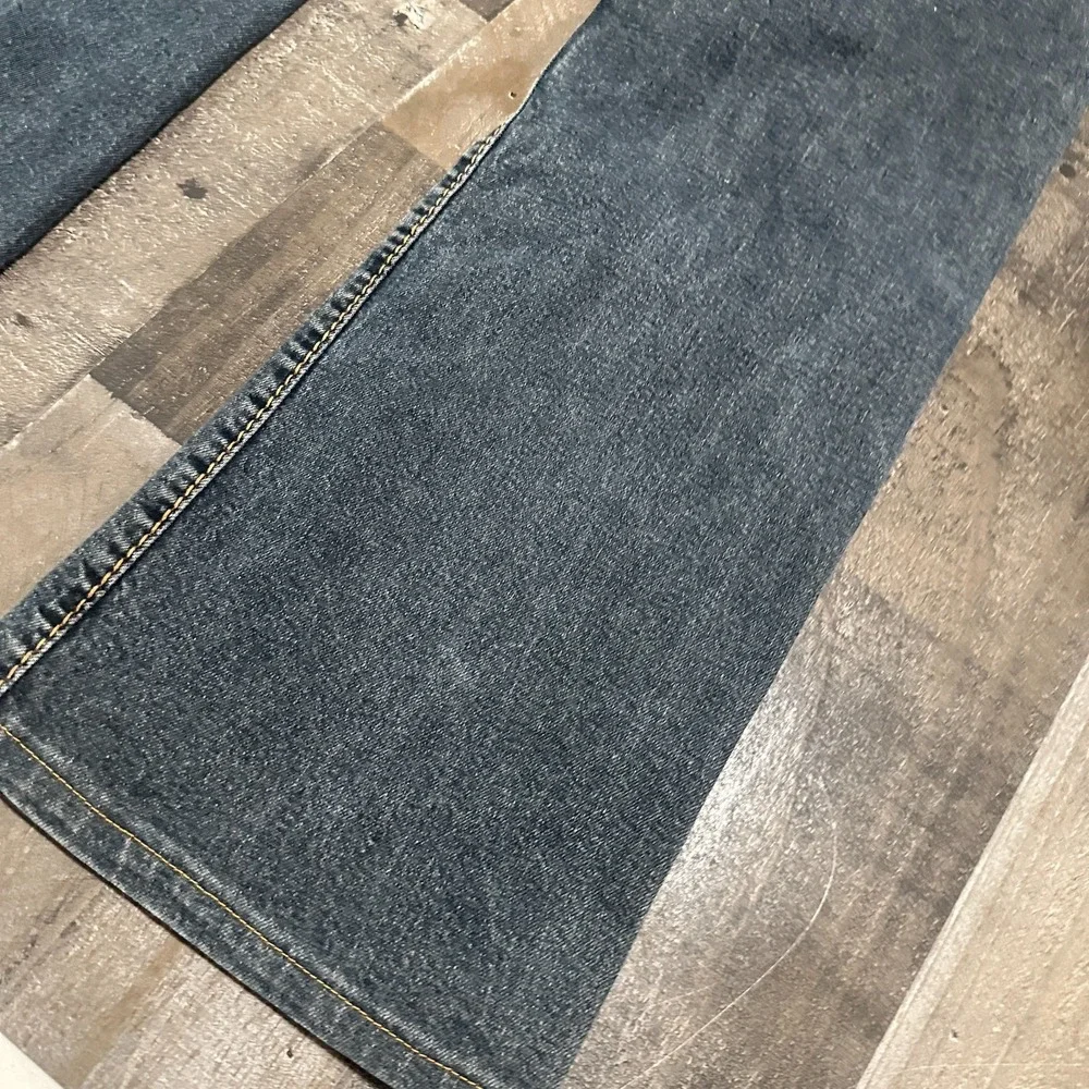 True Religion Jeans Men 36x31 Blue Medium Wash Billy Relaxed Bootcut Logo